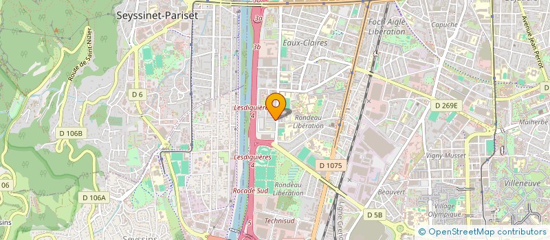 localisation de l'entreprise MADAME MARYEM GRASSA à GRENOBLE