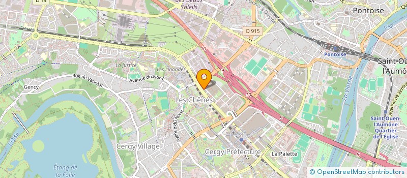 localisation de l'entreprise MADAME MARYEM OUMOUMI  CERGY