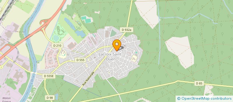 localisation de l'entreprise MADAME MARYEM RABHI  LACROIX-SAINT-OUEN