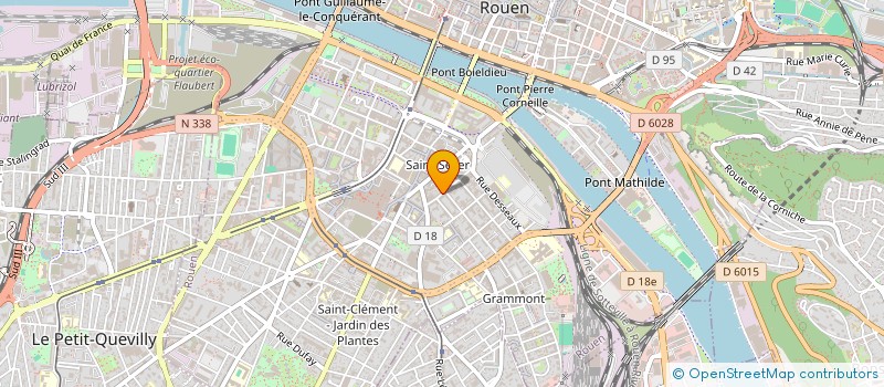 localisation de l'entreprise MADAME MARYEME ACHIBET  LE PETIT-QUEVILLY