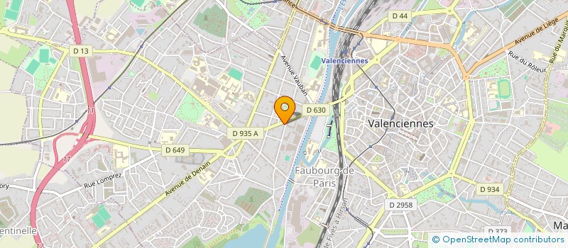 localisation de l'entreprise MADAME MARYEME OUALI  VALENCIENNES