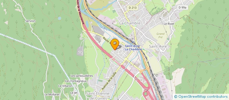localisation de l'entreprise MADAME MARYJEAN LOBBE à SAINT-ETIENNE-DE-CUINES