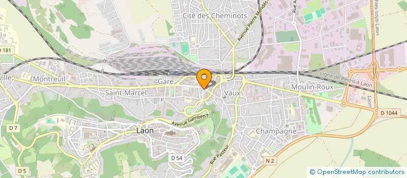 localisation de l'entreprise MADAME MARYLENE AFONSO  LAON
