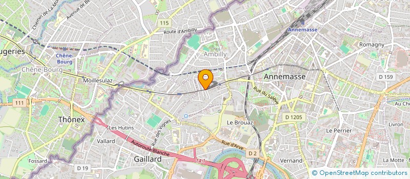 localisation de l'entreprise MADAME MARYLENE ALEMANNO  AMBILLY