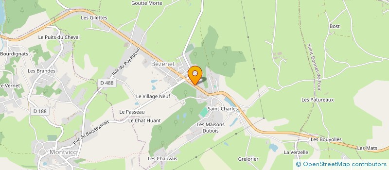 localisation de l'entreprise MADAME MARYLENE AUROYER  BEZENET