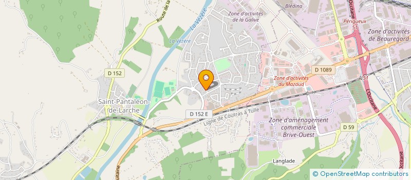 localisation de l'entreprise MADAME MARYLENE BAILON à SAINT-PANTALEON-DE-LARCHE