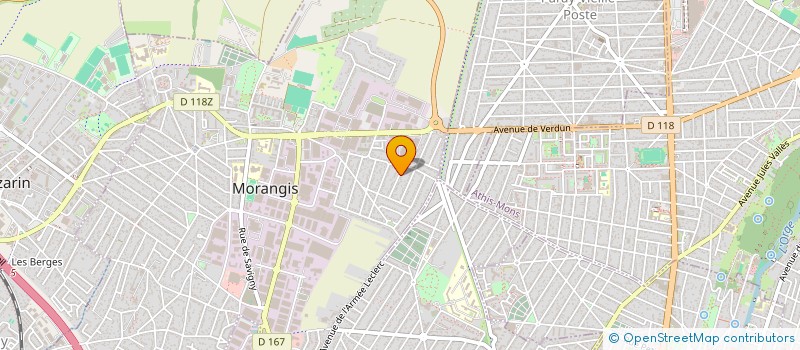 localisation de l'entreprise MADAME MARYLENE BALAY  MORANGIS