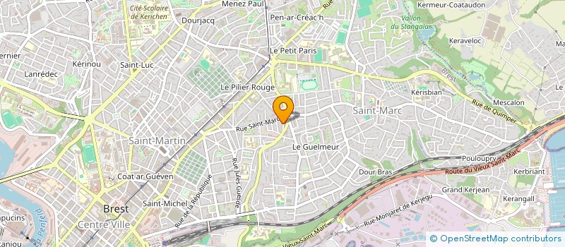 localisation de l'entreprise MADAME MARYLENE BARON à BREST
