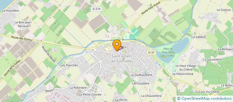 localisation de l'entreprise MADAME MARYLENE BARRE à SAINT-JULIEN-DE-CONCELLES