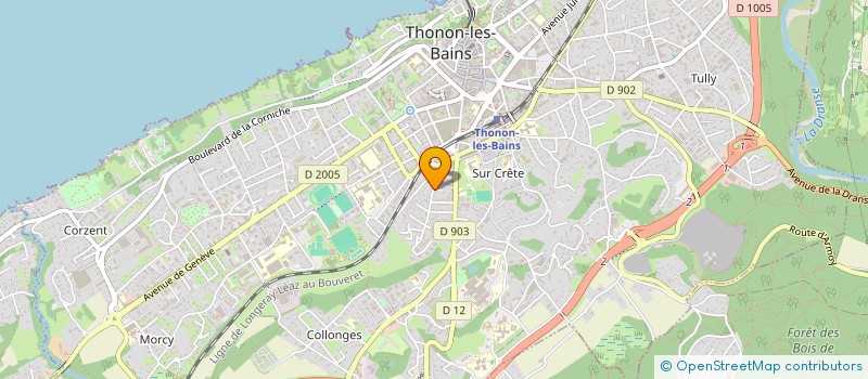 localisation de l'entreprise MADAME MARYLENE BARTHE à THONON-LES-BAINS