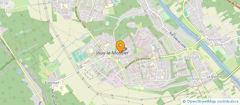 localisation de l'entreprise MADAME MARYLENE BAUVAIS à JOUY-LE-MOUTIER