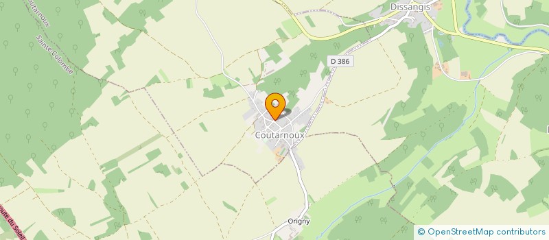 localisation de l'entreprise MADAME MARYLENE BECOUSE  COUTARNOUX