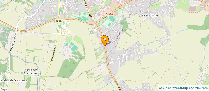 localisation de l'entreprise MADAME MARYLENE BERGER à CHATEAUROUX