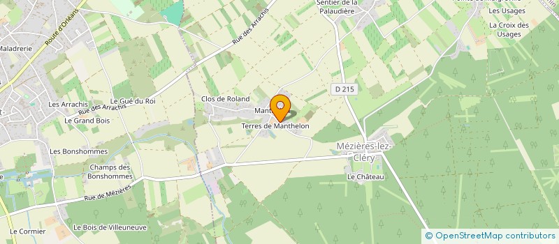 localisation de l'entreprise MADAME MARYLENE BLOT  MEZIERES-LEZ-CLERY