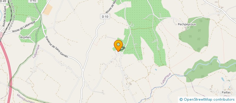 localisation de l'entreprise MADAME MARYLENE BONNET  CAUSSADE