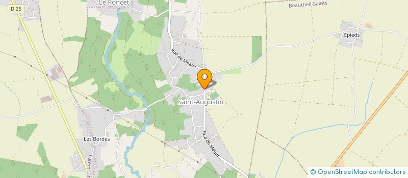 localisation de l'entreprise MADAME MARYLENE BOURSEGUIN  SAINT-AUGUSTIN