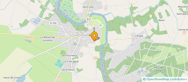 localisation de l'entreprise MADAME MARYLENE BUGEL  GUENROUET