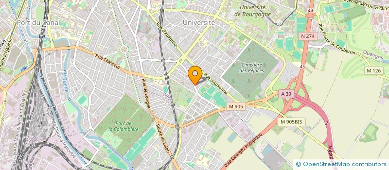 localisation de l'entreprise MADAME MARYLENE CAUMONT GRAFFIN  DIJON