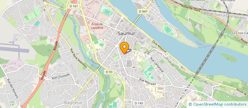 localisation de l'entreprise MADAME MARYLENE CAYEUX à SAUMUR