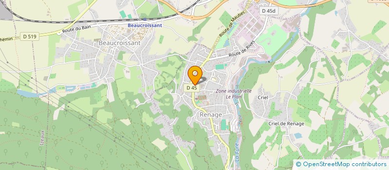 localisation de l'entreprise MADAME MARYLENE CHARMEIL  RENAGE