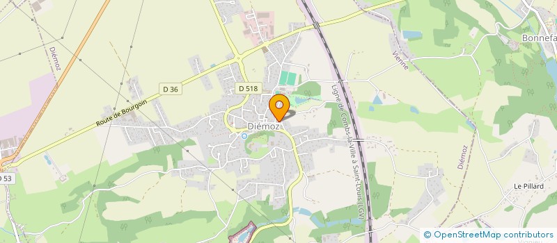 localisation de l'entreprise MADAME MARYLENE CHARROT  DIEMOZ