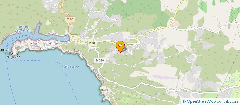 localisation de l'entreprise MADAME MARYLENE CHIOCCA à BONIFACIO