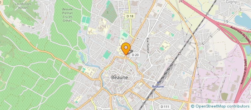 localisation de l'entreprise MADAME MARYLENE CHOQUET à BEAUNE