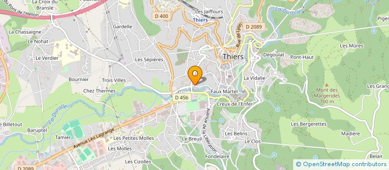 localisation de l'entreprise MADAME MARYLENE CHOUVEL à THIERS