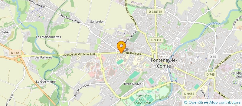 localisation de l'entreprise MADAME MARYLENE COLLET à FONTENAY-LE-COMTE