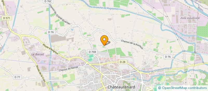 localisation de l'entreprise MADAME MARYLENE CONSTANT à CHATEAURENARD