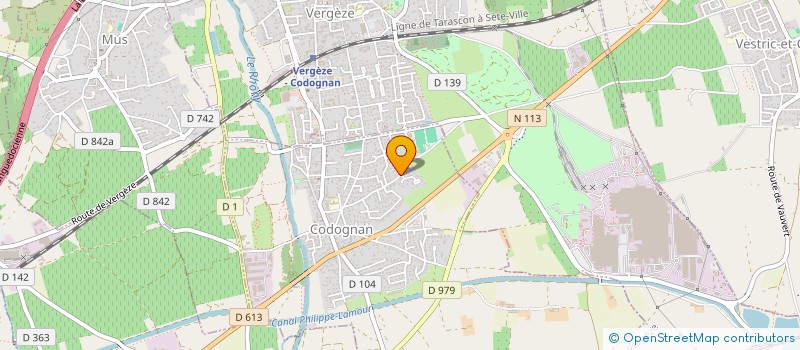 localisation de l'entreprise MADAME MARYLENE D'EVERLANGE  CODOGNAN