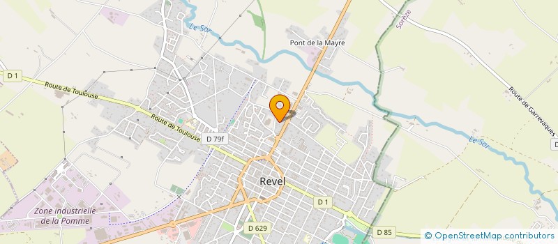 localisation de l'entreprise MADAME MARYLENE DEMANCHE-JASSIN  REVEL