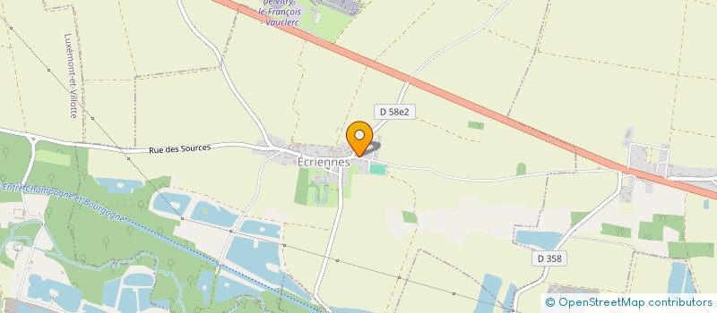 localisation de l'entreprise MADAME MARYLENE DEPERNET  ECRIENNES