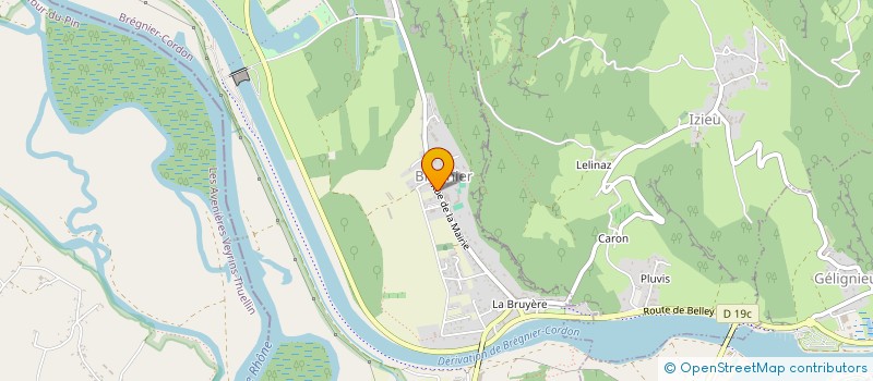 localisation de l'entreprise MADAME MARYLENE DI RAFFAELE  BREGNIER-CORDON