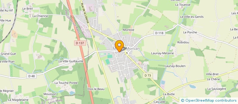 localisation de l'entreprise MADAME MARYLENE DORON  PLERGUER