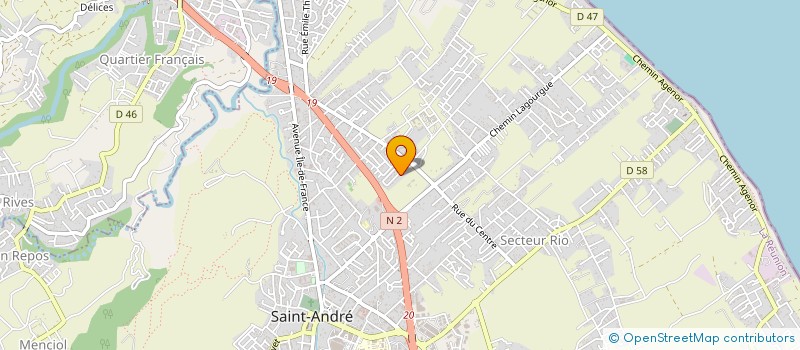 localisation de l'entreprise MADAME MARYLENE ELIANE LENOIR à SAINT-ANDRE
