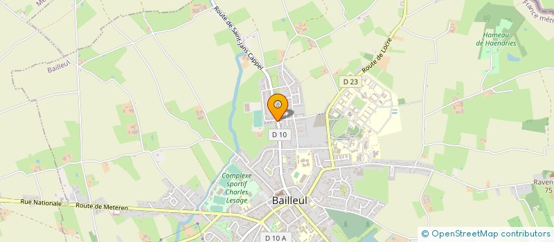 localisation de l'entreprise MADAME MARYLENE FACON à BAILLEUL