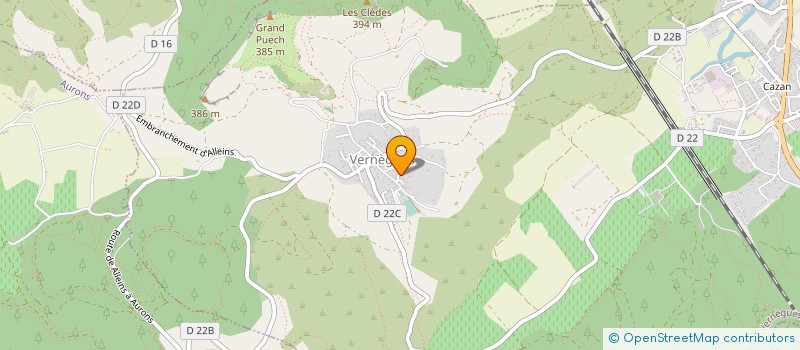 localisation de l'entreprise MADAME MARYLENE FERDINAND  VERNEGUES