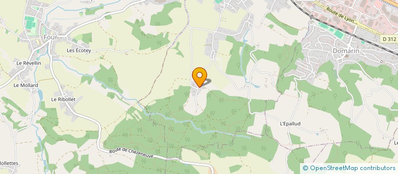 localisation de l'entreprise MADAME MARYLENE GABIER  SAINT-ALBAN-DE-ROCHE