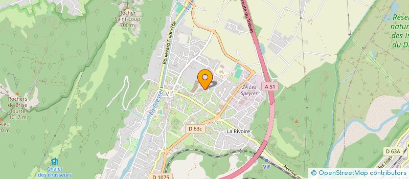 localisation de l'entreprise MADAME MARYLENE-GABRIELLE DI STEFANO  VIF