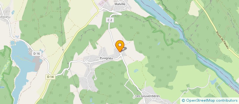 localisation de l'entreprise MADAME MARYLENE GAILLARD  CREYS-MEPIEU