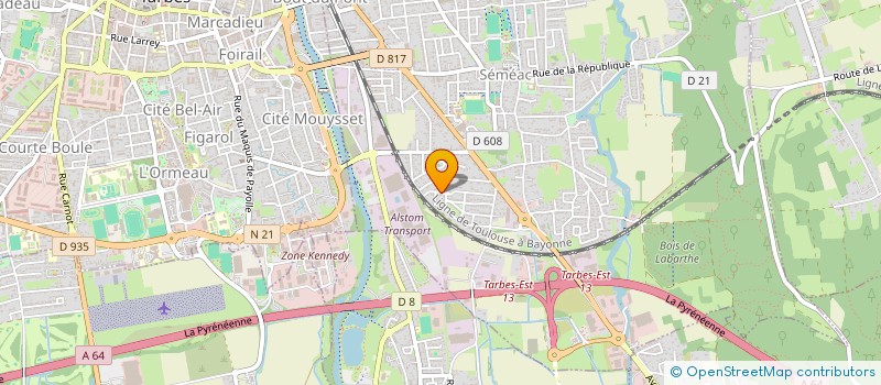 localisation de l'entreprise MADAME MARYLENE GARCIA  SEMEAC