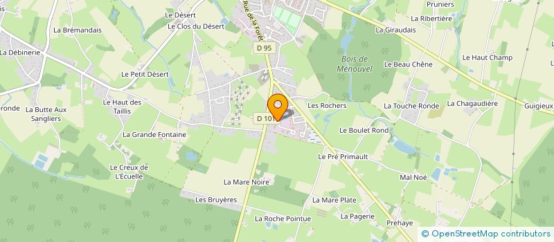 localisation de l'entreprise MADAME MARYLENE GARRAULT  LA BOUEXIERE