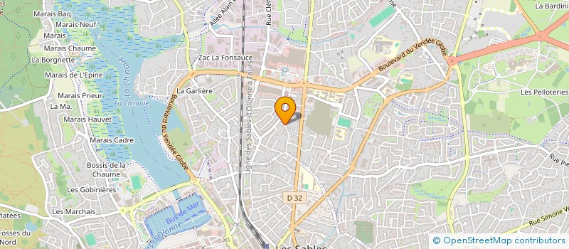 localisation de l'entreprise MADAME MARYLENE GARREC à LES SABLES D'OLONNE