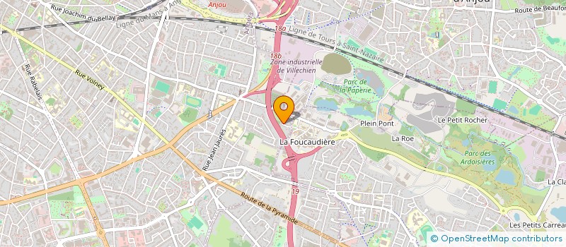 localisation de l'entreprise MADAME MARYLENE GASNIER à ANGERS