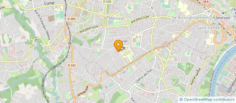 localisation de l'entreprise MADAME MARYLENE GELLON  LYON