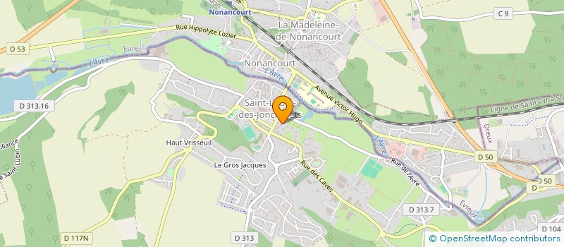 localisation de l'entreprise MADAME MARYLENE GENTILS à SAINT-LUBIN-DES-JONCHERETS