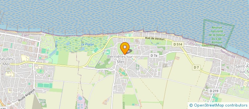 localisation de l'entreprise MADAME MARYLENE GEVRAISE à BERNIERES-SUR-MER