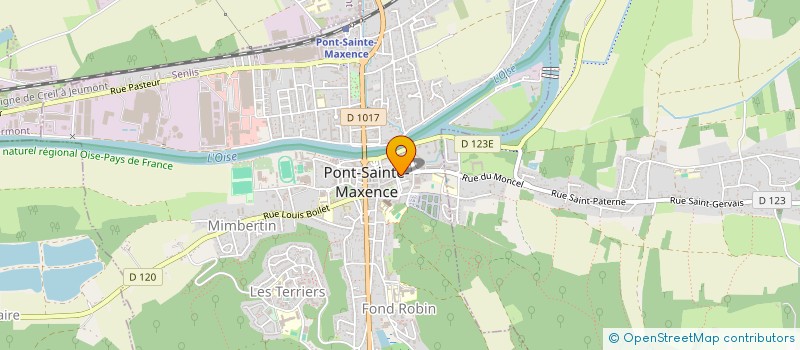 localisation de l'entreprise MADAME MARYLENE GILLE à PONT-SAINTE-MAXENCE
