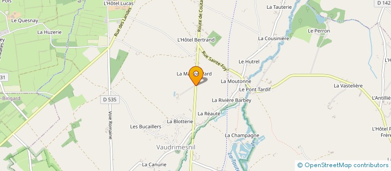 localisation de l'entreprise MADAME MARYLENE GLABAS  SAINT-SAUVEUR-VILLAGES